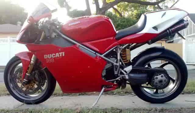 2002 Ducati Superbike 998 Sportbike long beach CA