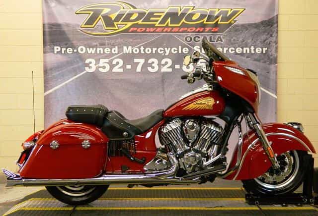 2014 Indian Chieftain Indian Motorcycle Red Touring Ocala FL