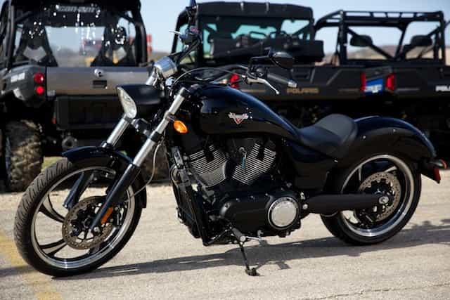 2014 Victory Vegas 8-Ball Solid Black Cruiser Bend WI