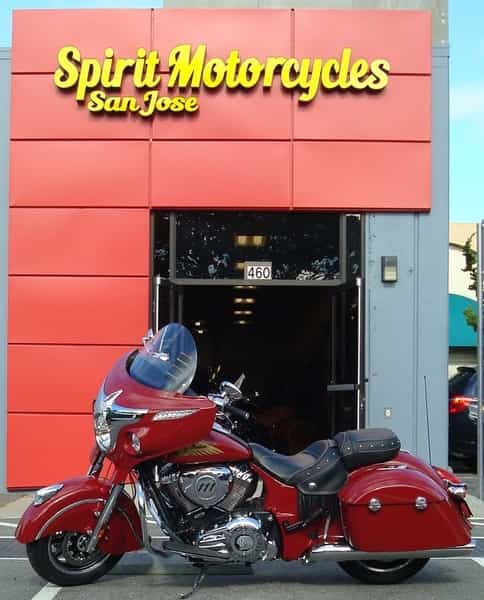 2014 Indian Chieftain Indian Motorcycle Red Touring San Jose CA