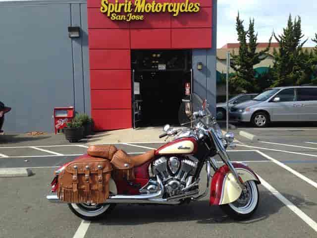 2015 Indian Chief Vintage Indian Red / Ivory Cream Touring San Jose CA