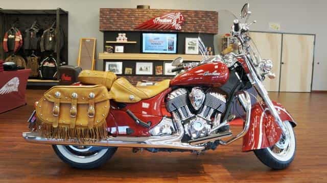 2014 Indian Chief Vintage Indian Motorcycle Red Touring Garland TX
