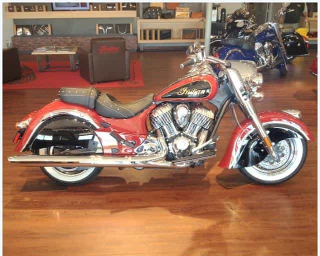 2015 Indian Chief Classic Indian Red/Thunder Black Touring Garland TX