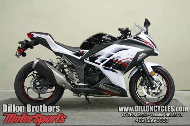 2014 Kawasaki EX300BESA - Ninja 300 ABS SE - White Sportbike Omaha NE