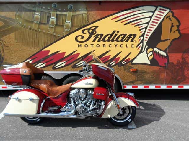 2015 Indian Roadmaster Indian Red/Ivory Cream Touring Lakeland FL