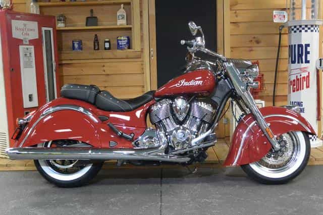 2014 Indian Chief Classic Indian Motorcycle Red Touring Concord NC