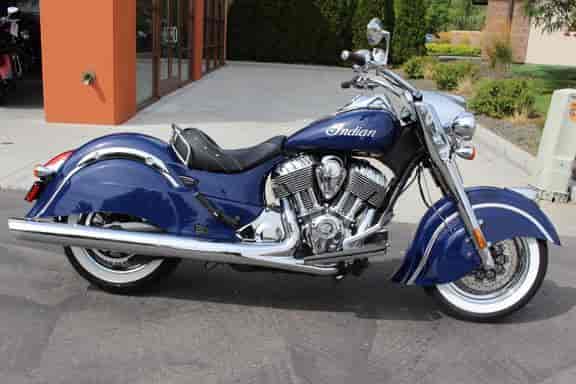2014 Indian Chief Classic Springfield Blue Touring Meridian ID