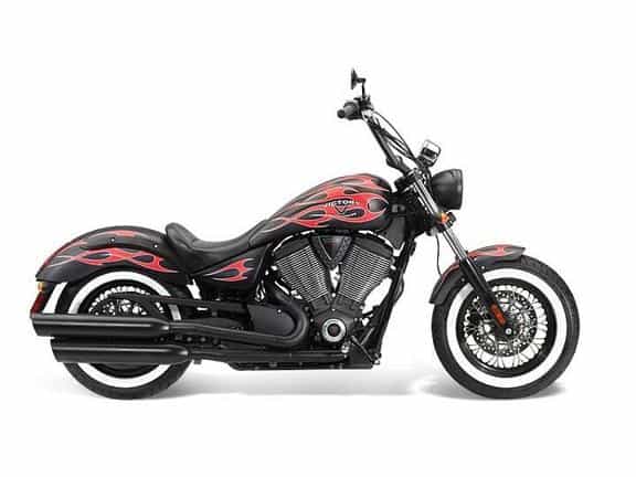2014 Victory High Ball - Suede Black with Flames Cruiser Lakeland FL