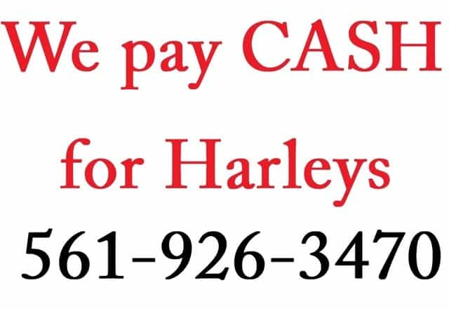 2014 We Pay Cash For Your Harley Davidson 561-926-3470 Cruiser Boynton Beach FL